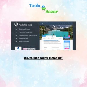 Adventure Tours Theme GPL v5.3.0