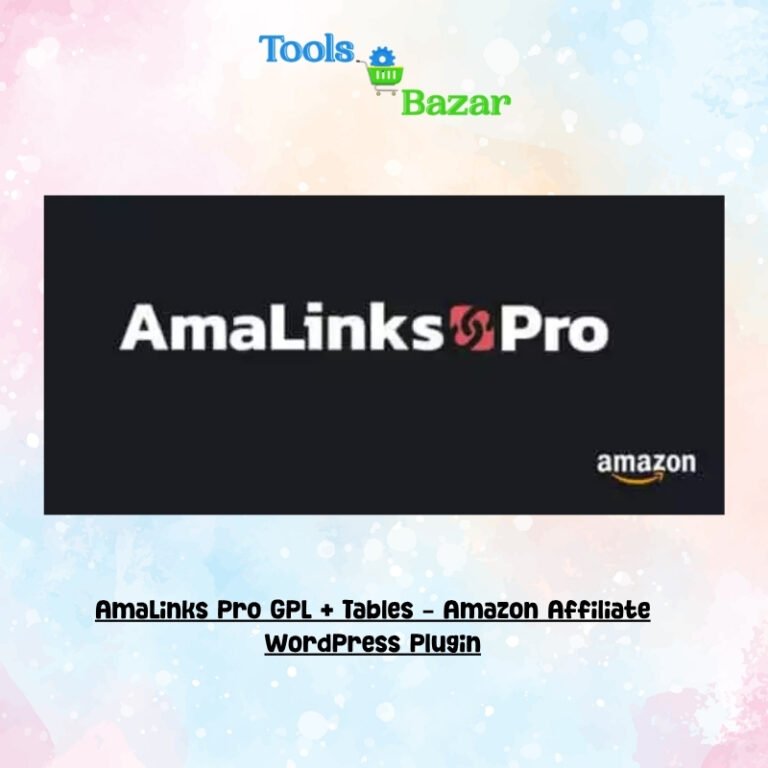 AmaLinks Pro GPL v1.5.7 + Tables – Amazon Affiliate WordPress Plugin