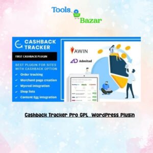 Cashback Tracker Pro GPL v2.6.4 WordPress Plugin