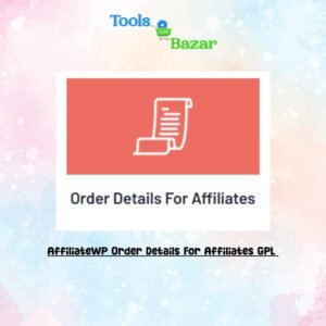 AffiliateWP Order Details For Affiliates GPL v1.3.0