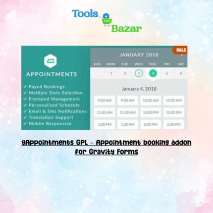 gAppointments GPL v1.14.1 – Appointment booking addon for Gravity Forms