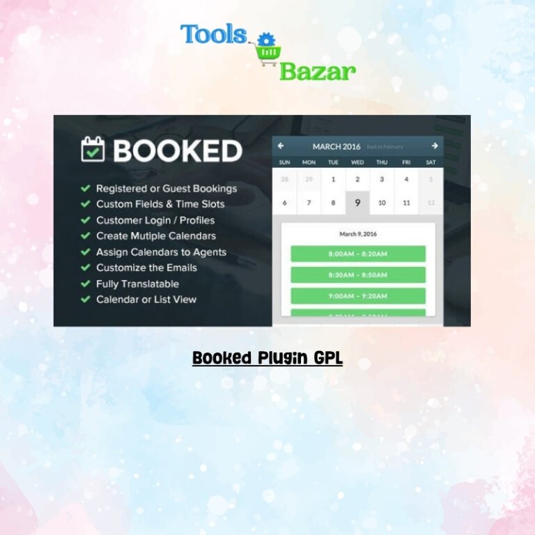 Booked Plugin GPL v2.4.4