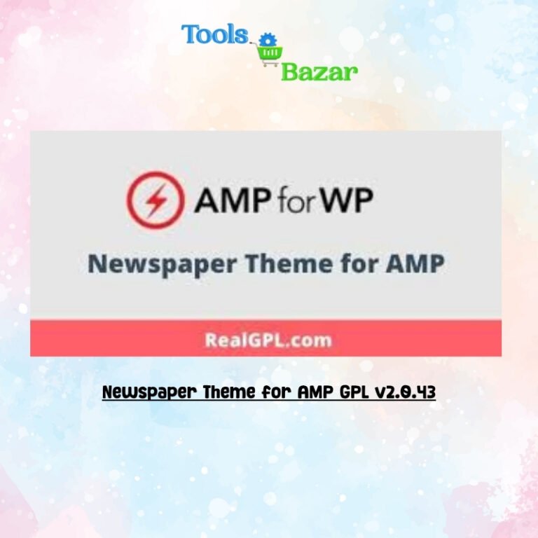 Newspaper Theme for AMP GPL v2.0.43