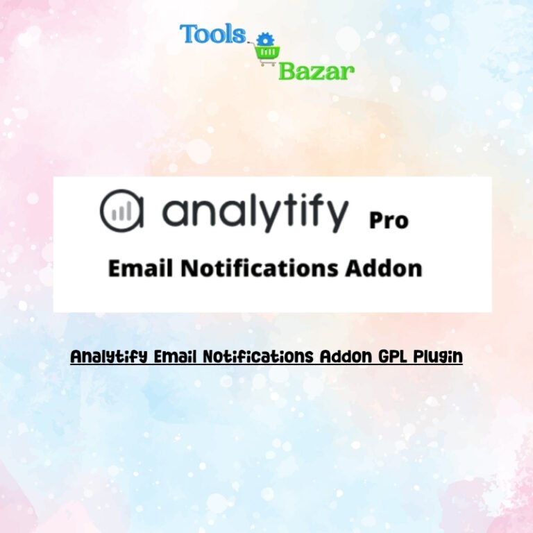 Analytify Email Notifications Addon GPL v5.5.0 Plugin