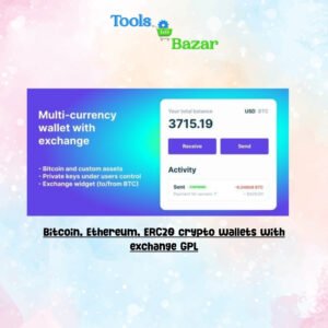 Bitcoin, Ethereum, ERC20 crypto wallets with exchange v1.1.1532 GPL