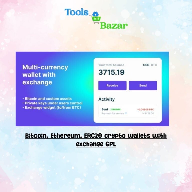 Bitcoin, Ethereum, ERC20 crypto wallets with exchange v1.1.1532 GPL