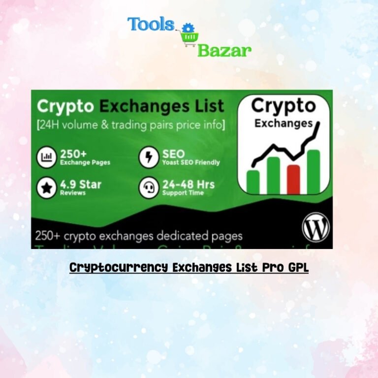 Cryptocurrency Exchanges List Pro GPL v3.0.1