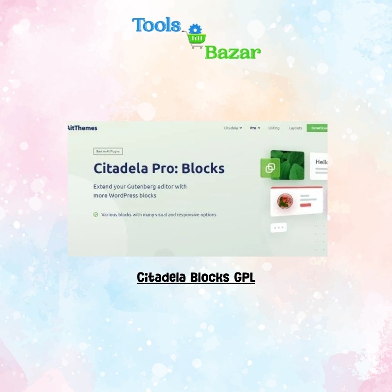 Citadela Blocks GPL Citadela Blocks GPL v2.5.12