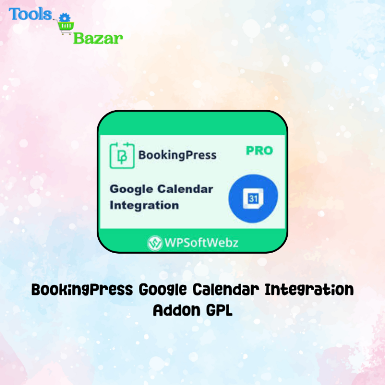 BookingPress Google Calendar Integration Addon GPL v3.4