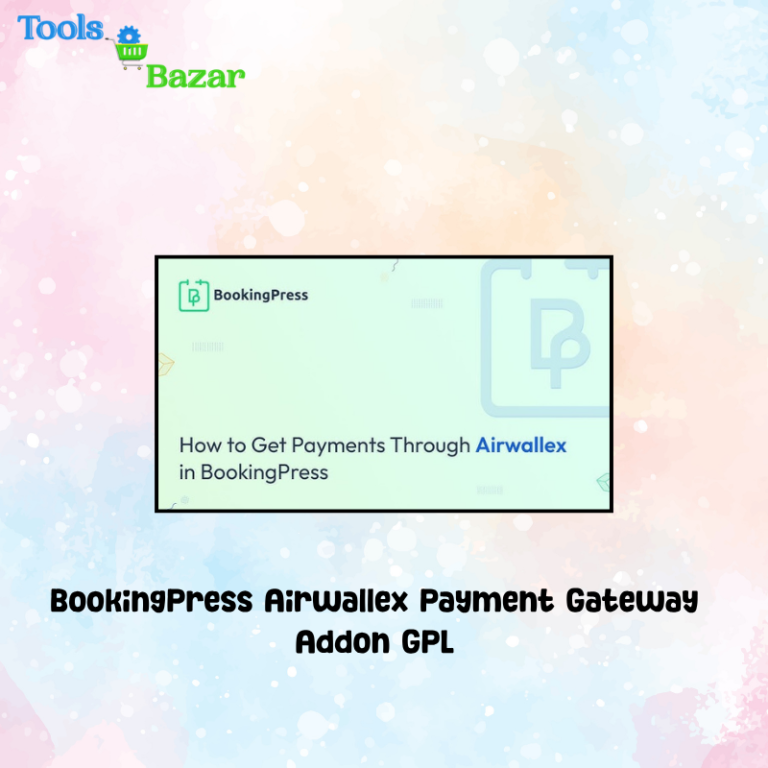 BookingPress Airwallex Payment Gateway Addon GPL v1.1