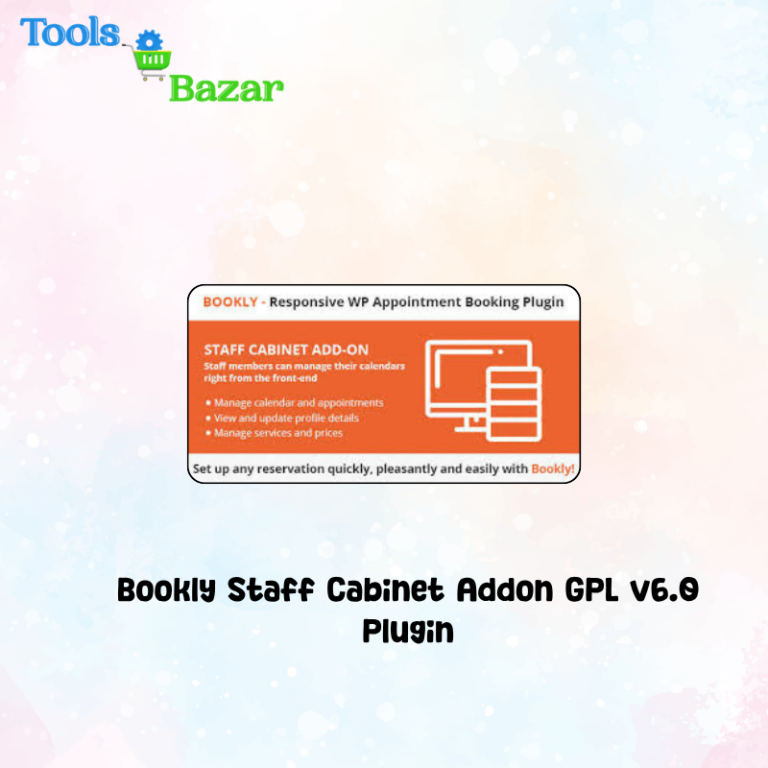 Bookly Staff Cabinet Addon GPL v6.0 Plugin