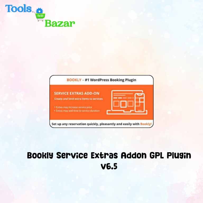 Bookly Service Extras Addon GPL Plugin v6.5