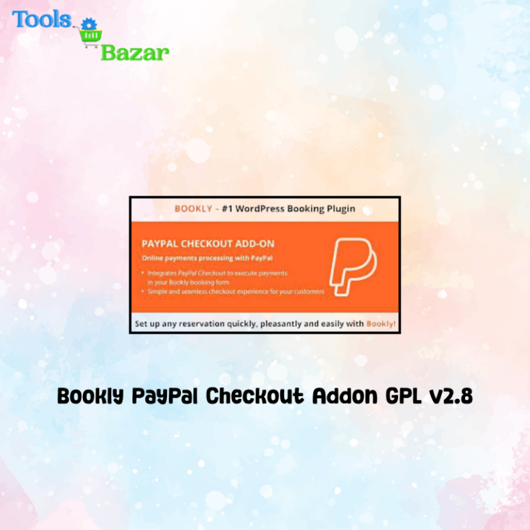 Bookly PayPal Checkout Addon GPL v2.8