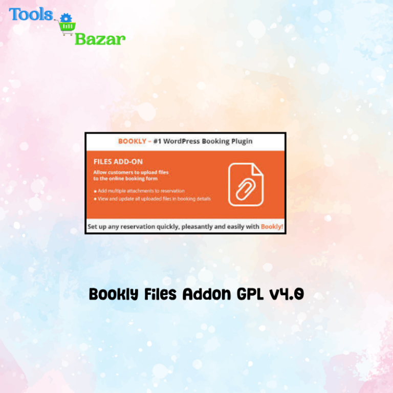 Bookly Files Addon GPL v4.0