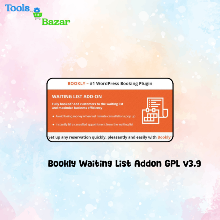 Bookly Waiting List Addon GPL v3.9