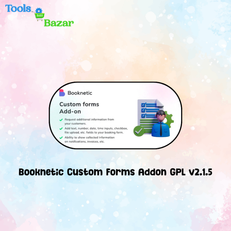 Booknetic Custom Forms Addon GPL v2.1.5
