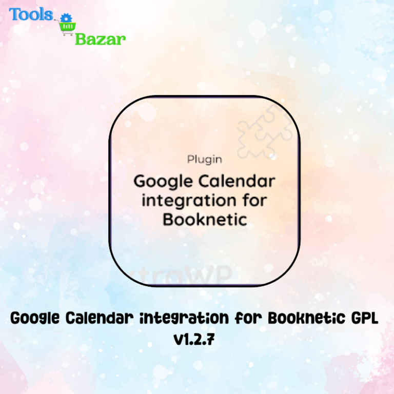 Google Calendar integration for Booknetic GPL v1.2.7