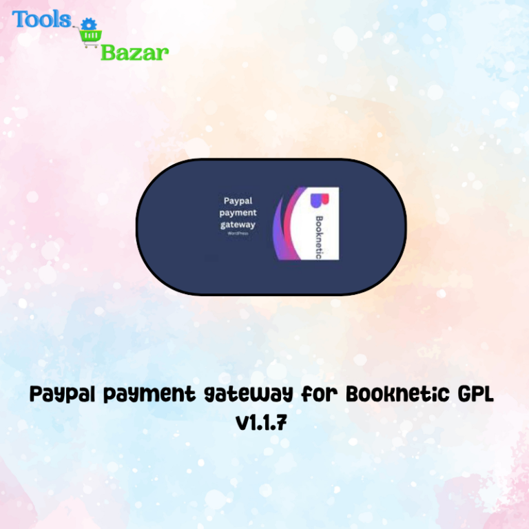 Paypal payment gateway for Booknetic GPL v1.1.7