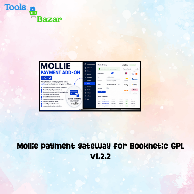 Mollie payment gateway for Booknetic GPL v1.2.2