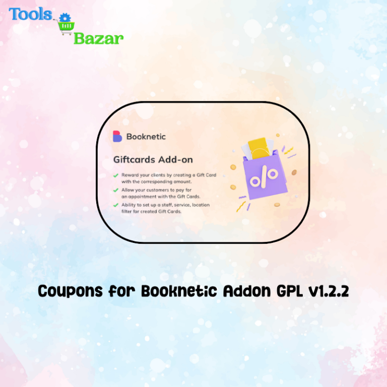 Coupons for Booknetic Addon GPL v1.2.2