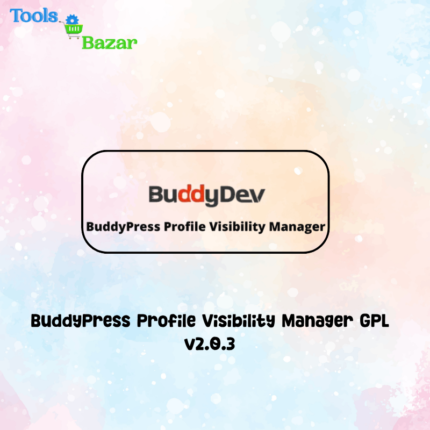 BuddyPress Profile Visibility Manager GPL v2.0.3