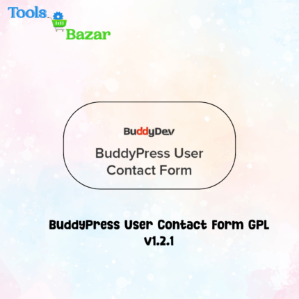 BuddyPress User Contact Form GPL v1.2.1