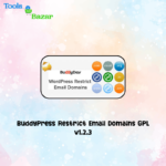 BuddyPress Restrict Email Domains GPL v1.2.3