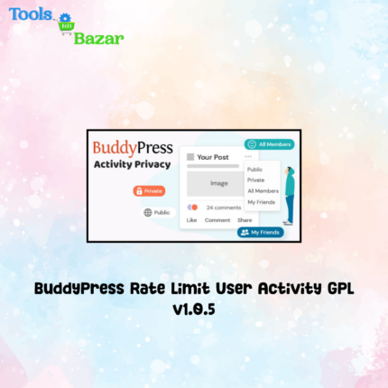 BuddyPress Rate Limit User Activity GPL v1.0.5