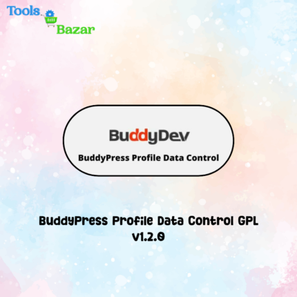 BuddyPress Profile Data Control GPL v1.2.0