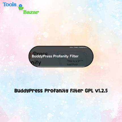 BuddyPress Profanity Filter GPL v1.2.5