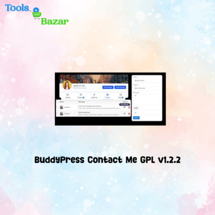BuddyPress Contact Me GPL v1.2.2
