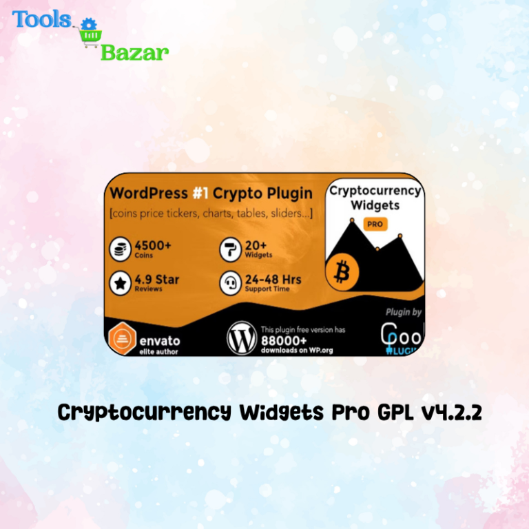 Cryptocurrency Widgets Pro GPL v4.2.2