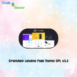 CryptApp Landing Page Theme GPL v3.3