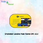 CryptApp Landing Page Theme GPL v3.3