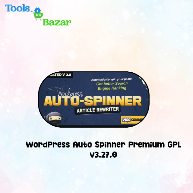 WordPress Auto Spinner Premium GPL v3.27.0
