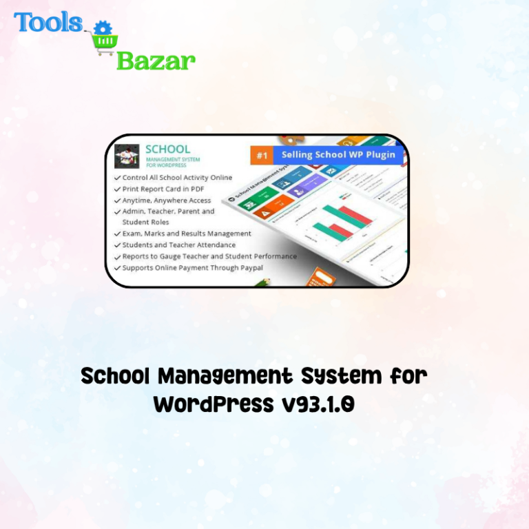 School Management System for WordPress v93.1.0