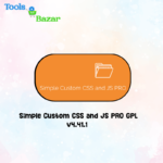 Simple Custom CSS and JS PRO GPL v4.41.1