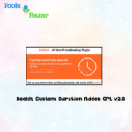Bookly Custom Duration Addon GPL v2.8