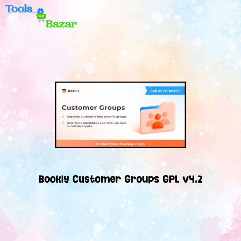 Bookly Customer Groups GPL v4.2
